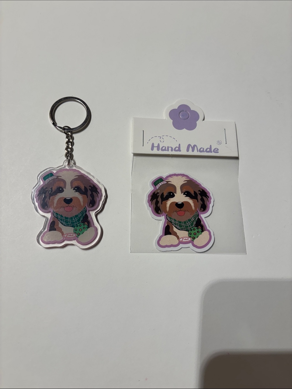 Doodle Keychain & Sticker Set